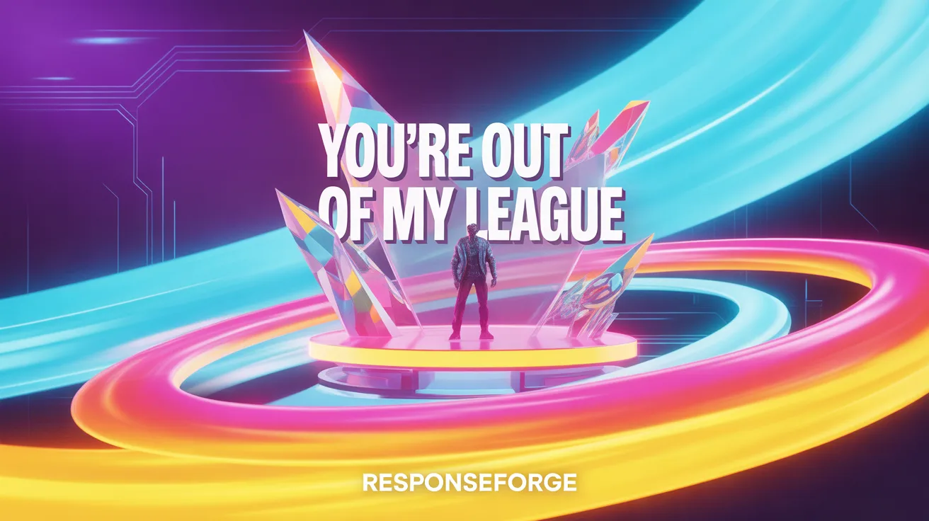 Response to “You’re Out of My League