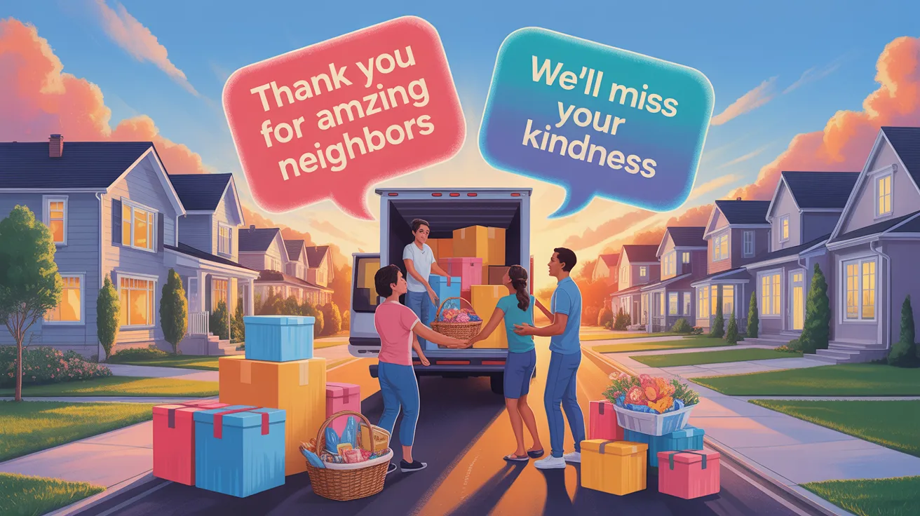 Ways To Say “Thank You Note to Neighbor When Moving