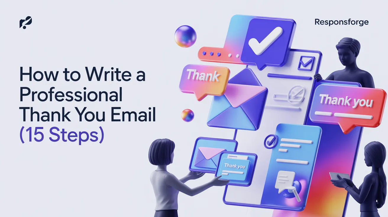 How to Write a Professional Thank You Email (15 Steps)