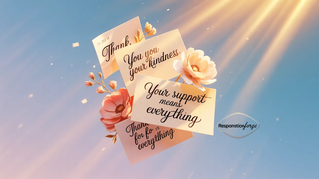 Thank You Message Sympathy Condolences
