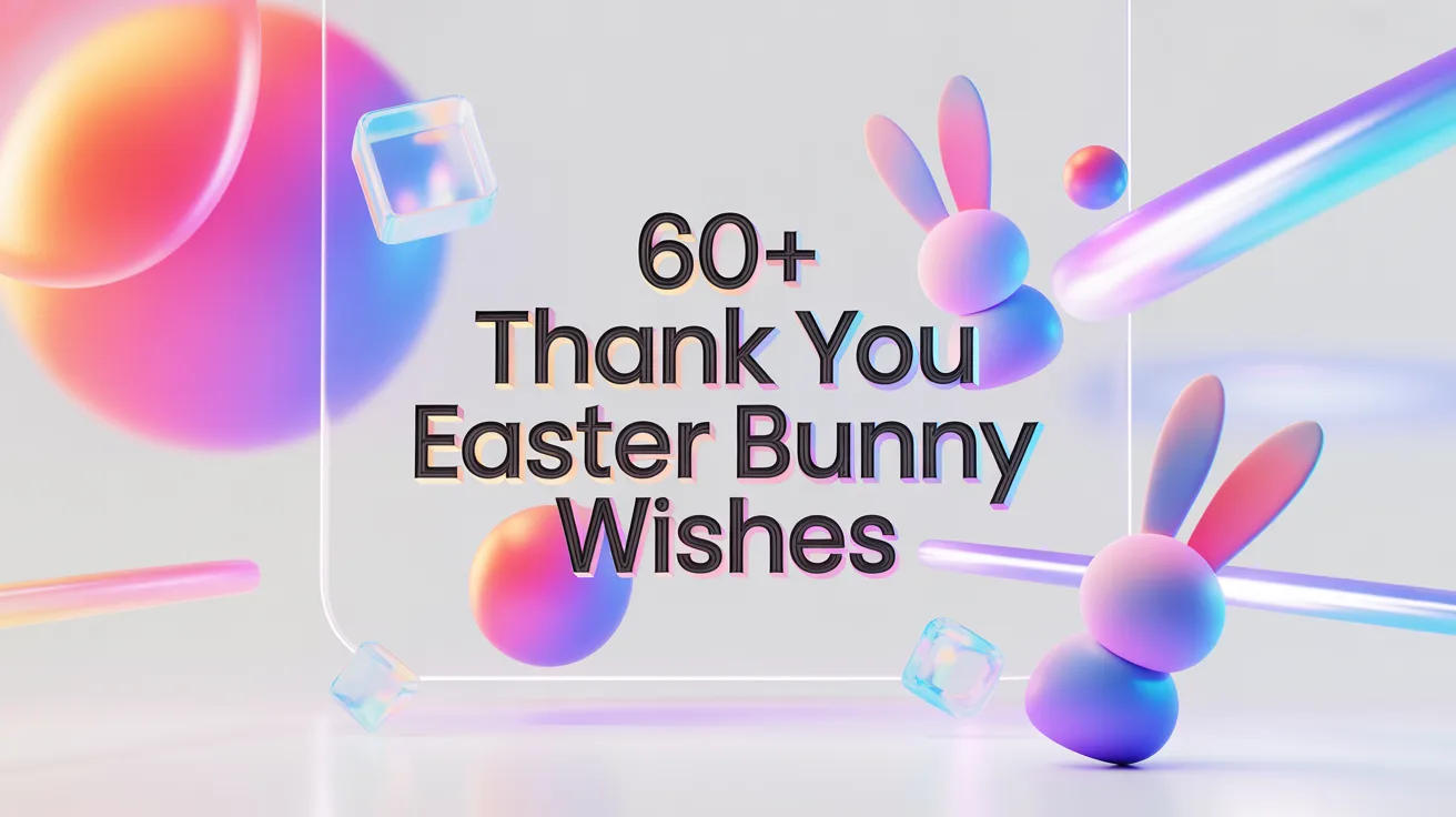 Thank You Easter Bunny Wishes