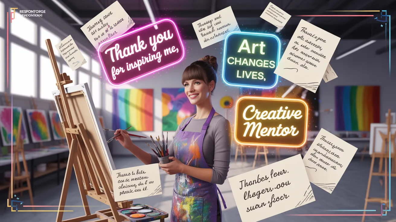Thank You Messages for Art Teacher Quotes Letters Notes
