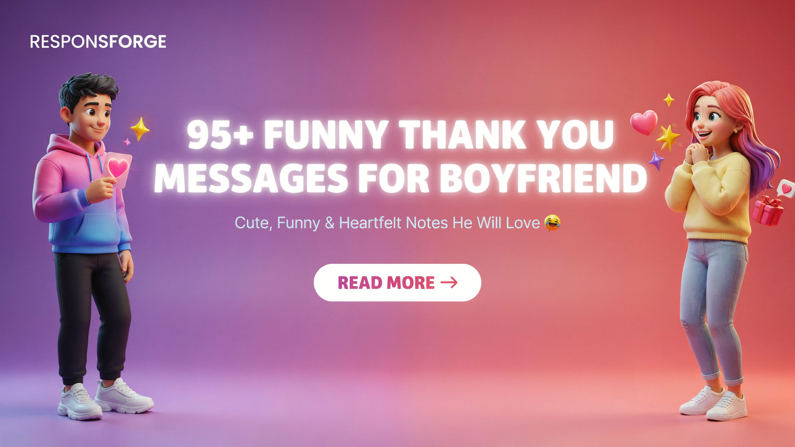 Funny Thank You Message For Boyfriend