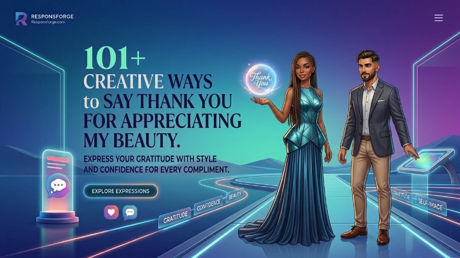 Ways to Say Thank You for Appreciating My Beauty