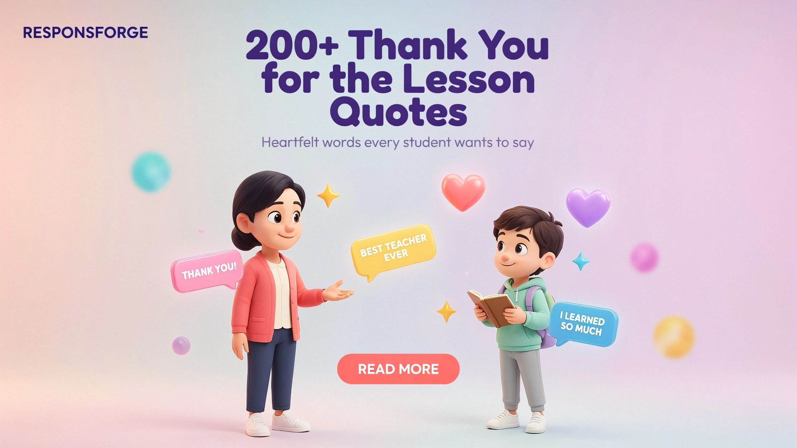 Thank You for the Lesson Quotes