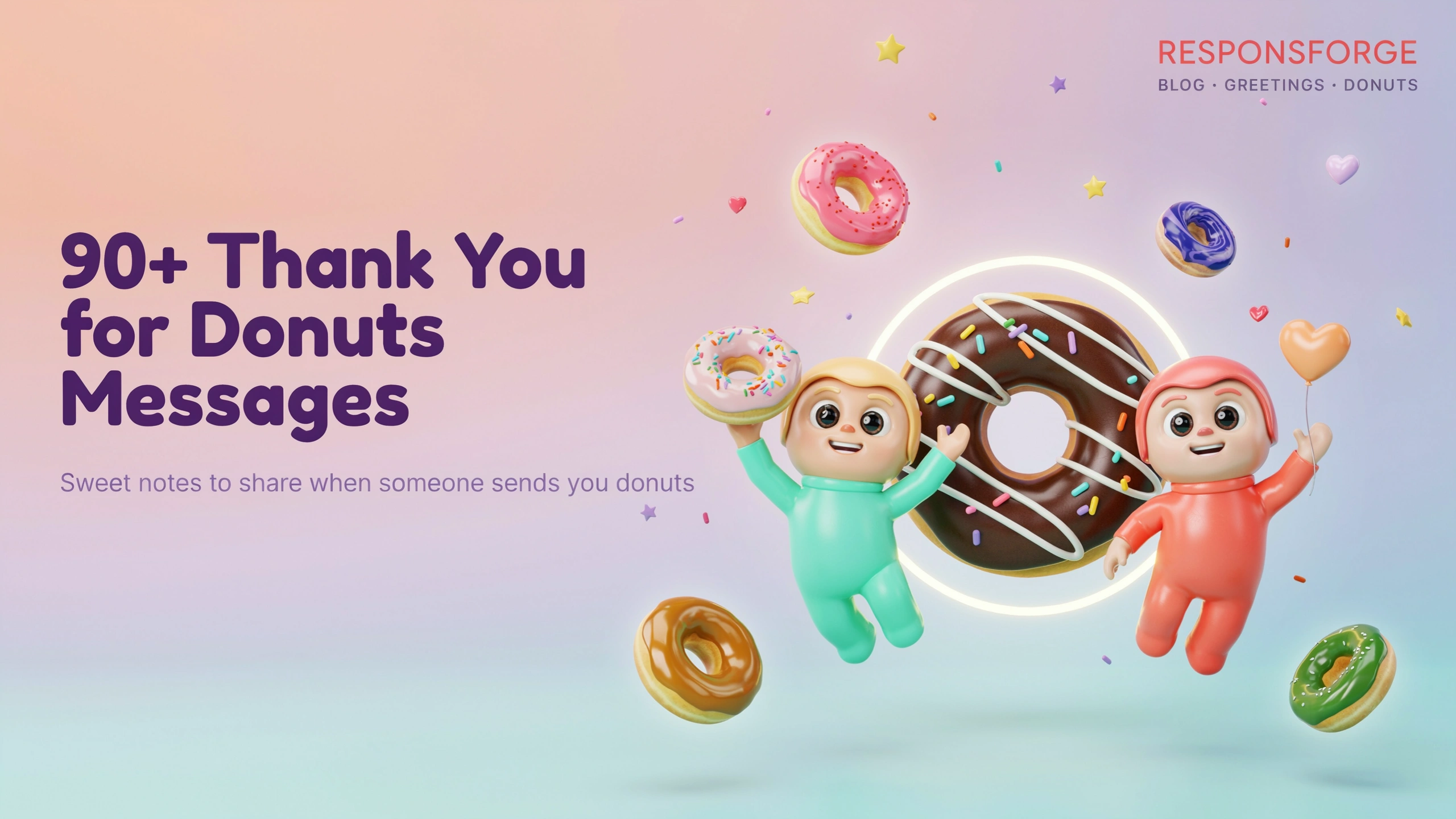 Thank You for Donuts Messages