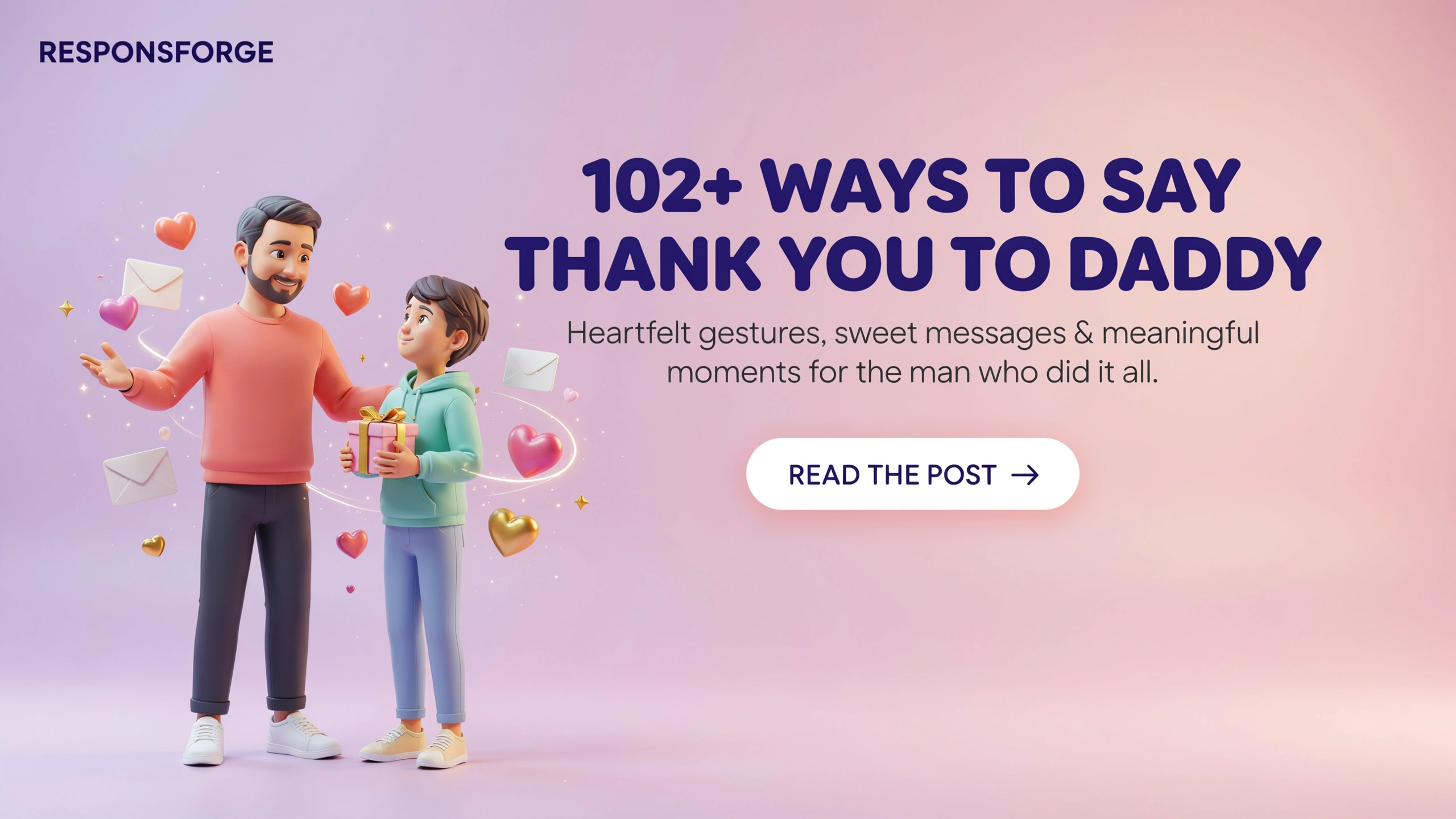 Ways to Say Thank You to Daddy