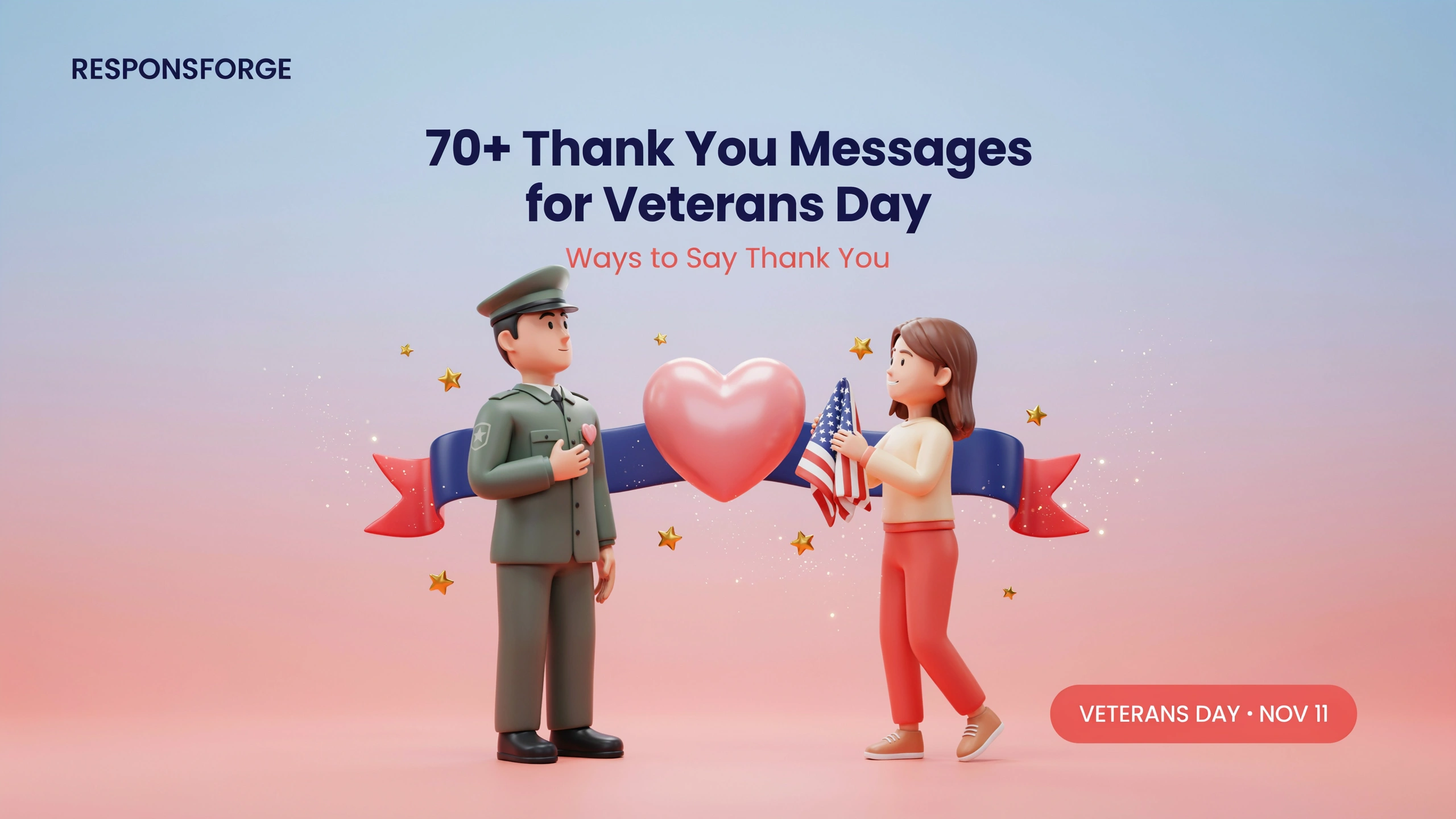 Thank You Messages for Veterans Day (Ways to Say Thank You