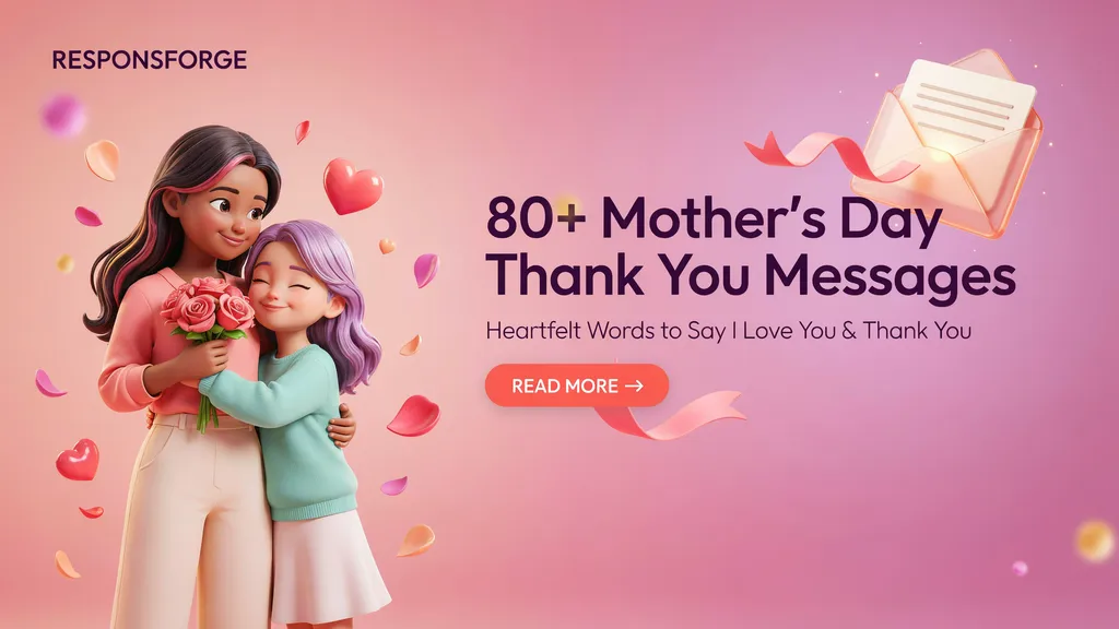 Mother’s Day Thank You Messages